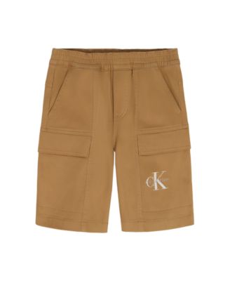 Boys' 8-16 Essential Woven Elastic-Waist Shorts