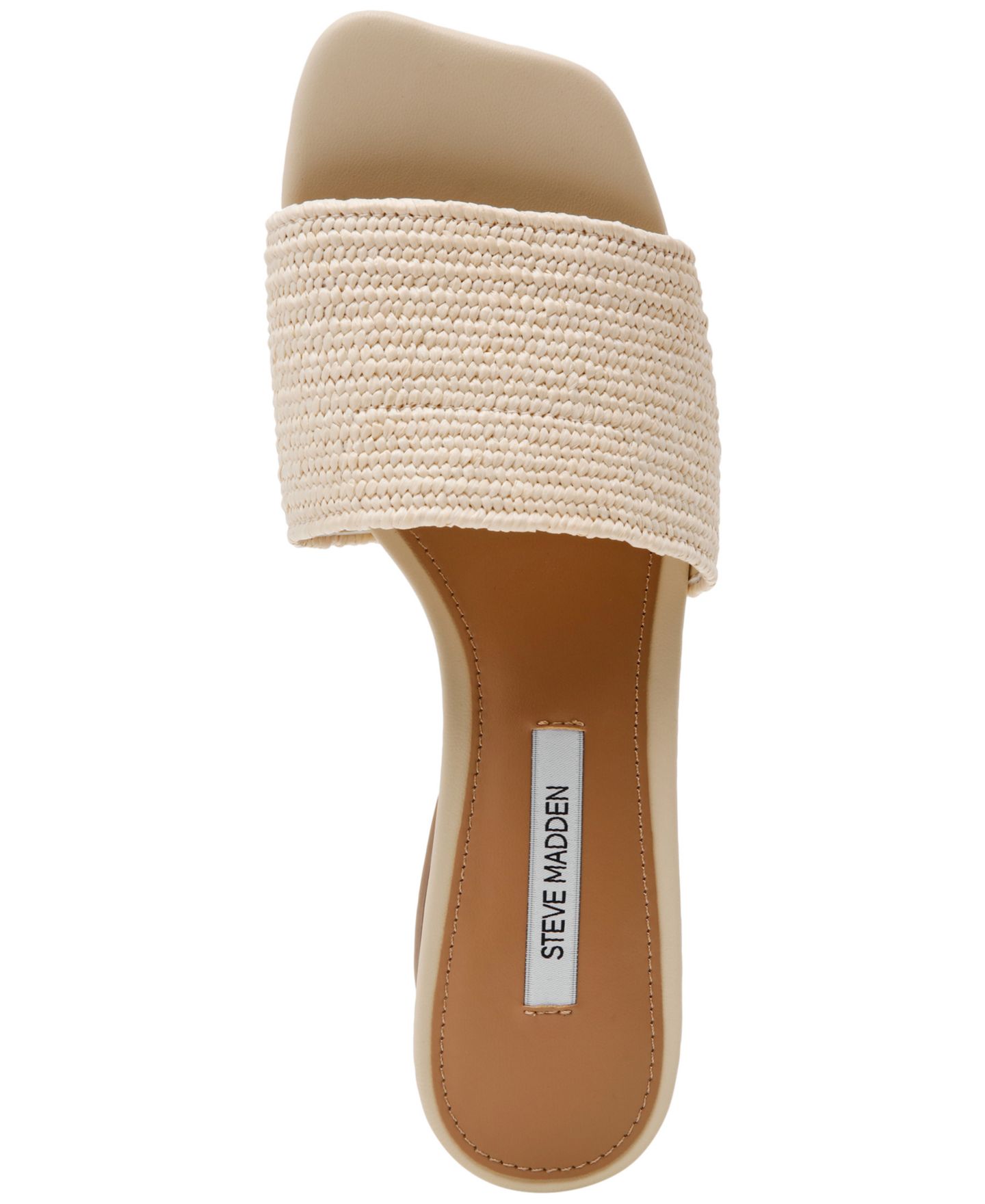 Женские сандалии Steve Madden Frolic Bell-Heel Slip-On, цвет: Натуральный — фото 4