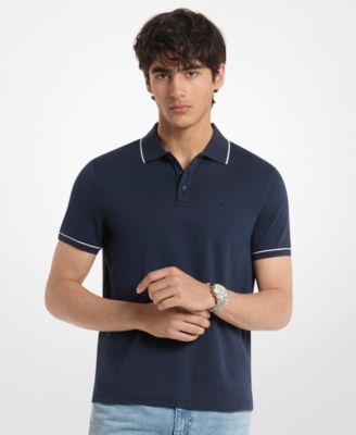 Men's Button-Front Polo Shirt