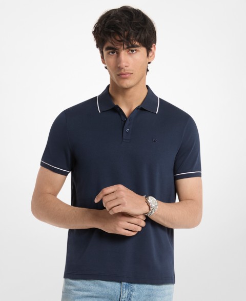 Мужские рубашки Michael Kors Men's Gramercy Short-Sleeve Polo Shirt