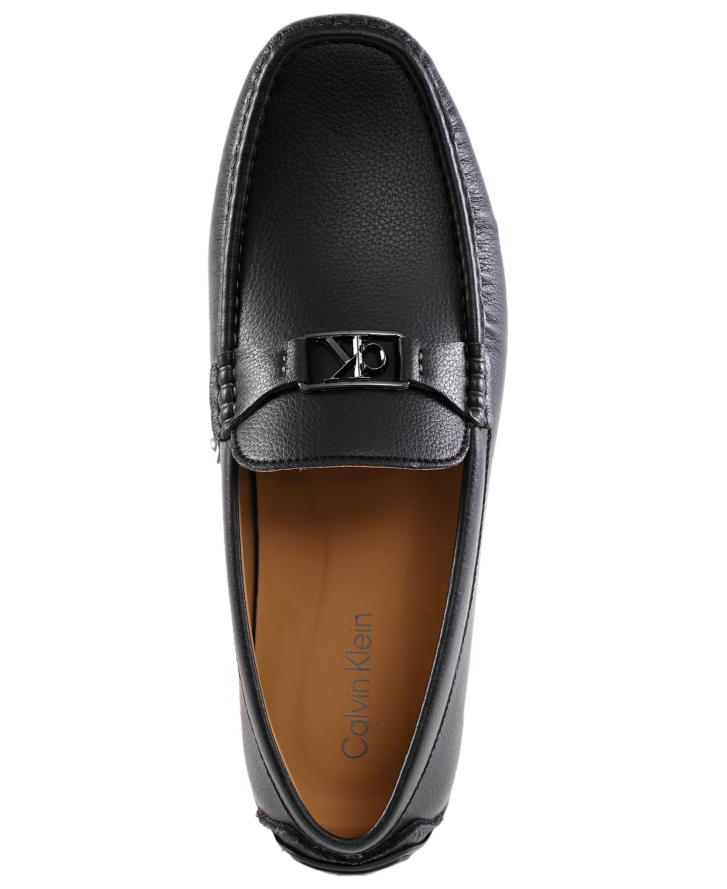 Мужские туфли Calvin Klein Felty Slip-On Driving, цвет: Чёрный — фото 4
