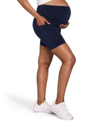 Maternity Motherhood 6 1/2" Active Pocket Biker Short