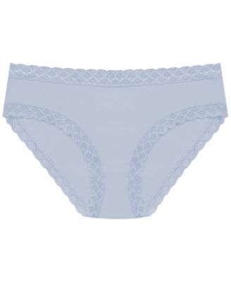 Bliss Lace-Trim Cotton Brief Underwear 3-Pack 156058MP