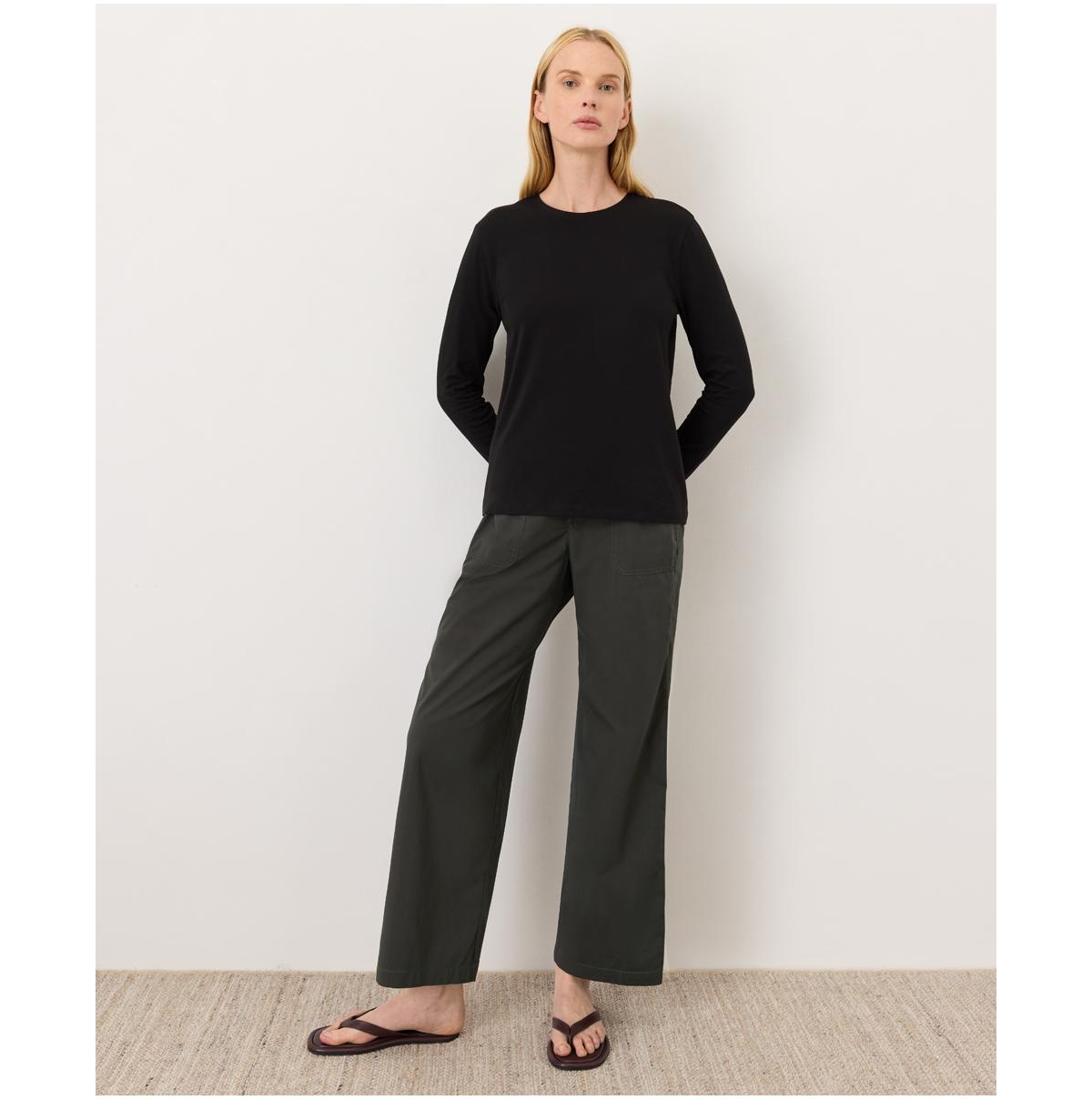 Pact Women's Organic Cotton Luxe Signature Long Sleeve Tee