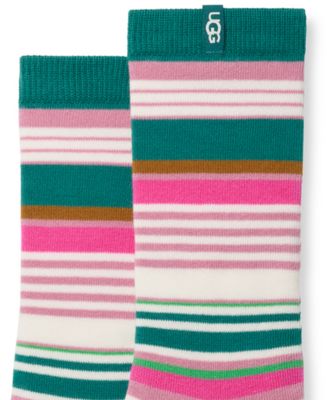 UGG Women's Striped Crew Socks