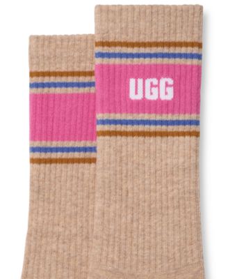 UGG Women's Varsity Logo Crew Socks