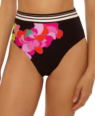 Women's Bougainvillea Reversible High-Waist Swim Bottom