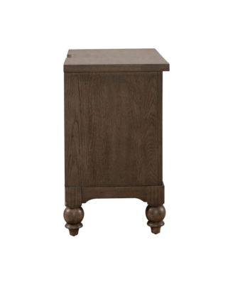 2 Drawer Night Stand w/ Charging Station