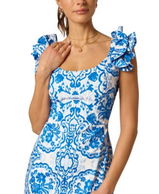 Women's Scoop Neck Midi Dress