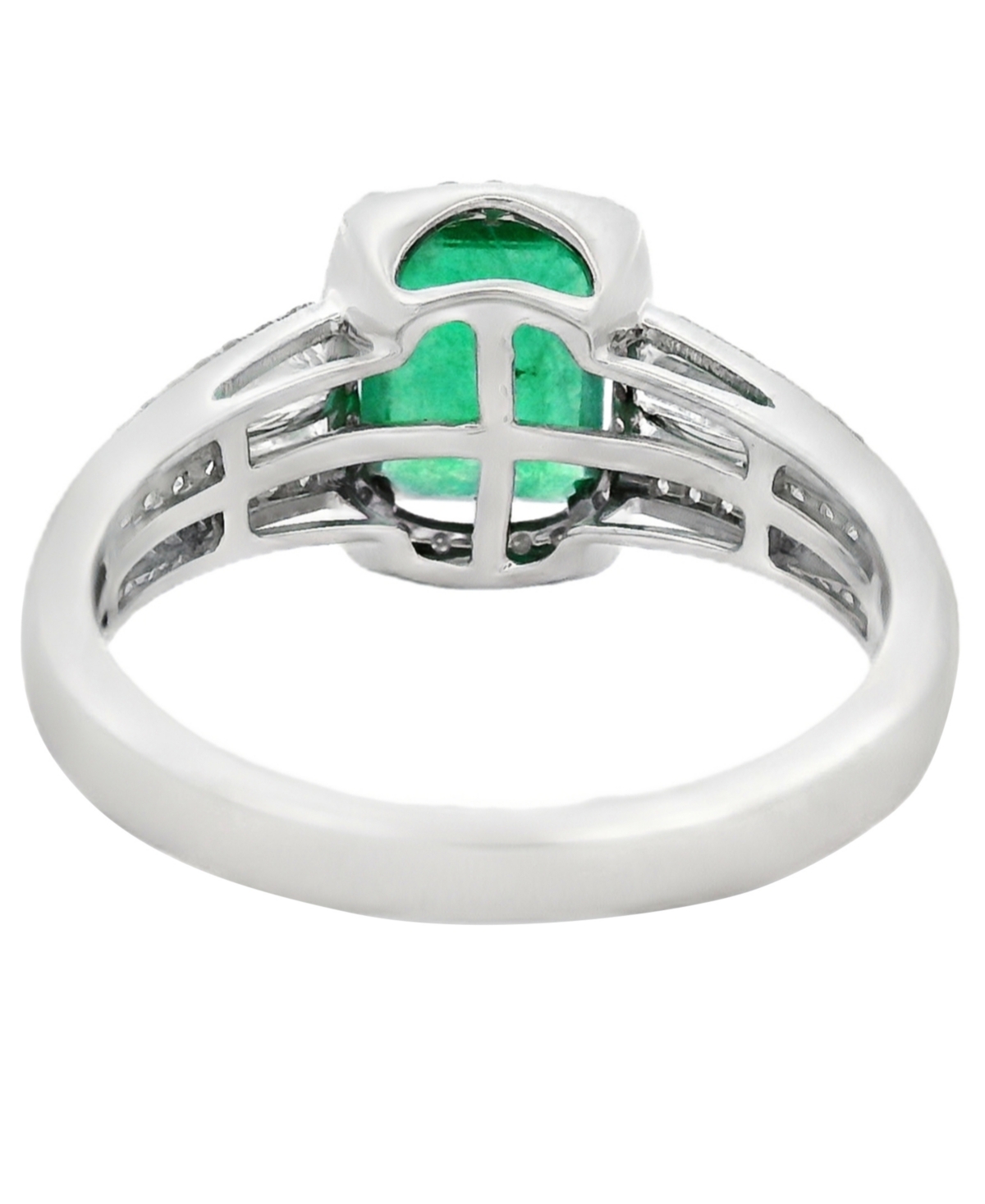 Macy's Tanzanite (1.85 ct. t.w.) & Diamond (0.41 Ring 14k White Gold (Also Available Emerald)