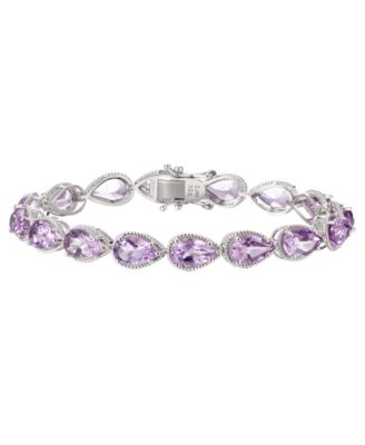 Pink Amethyst (24.40 ct. t.w.) Bracelet in Sterling Silver