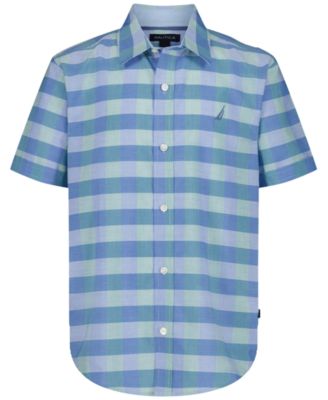 Boys' 8-20 Spring Check Short-Sleeve Woven Shirt
