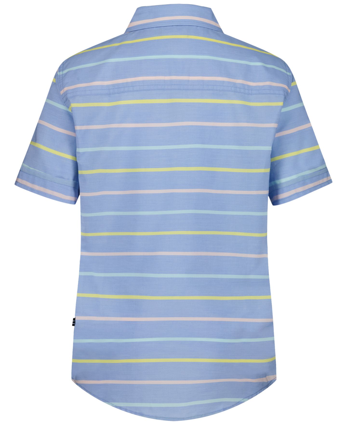 Рубашка Nautica Stripe Short-Sleeve Woven Shirt для мальчиков, цвет: Синий — фото 2