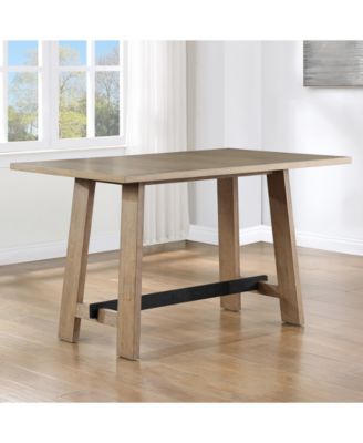 Macai 35.75" Wood Counter Height Table