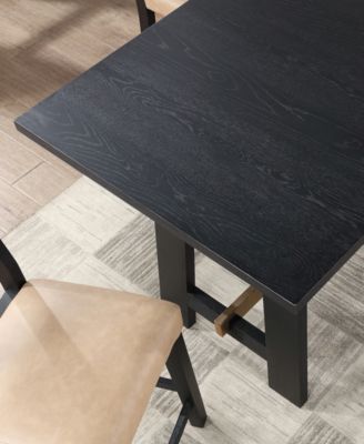 Macai 35.75" Wood Counter Height Table