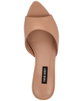 Women's Dabby Slip-On Tapered Kitten Heel Dress Sandals