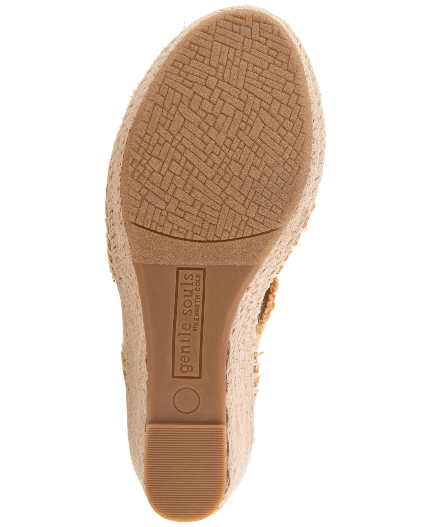 Женские сандалии Gentle Souls Cody Knit Round Toe Wedge, цвет: Натуральный вязаный — фото 5