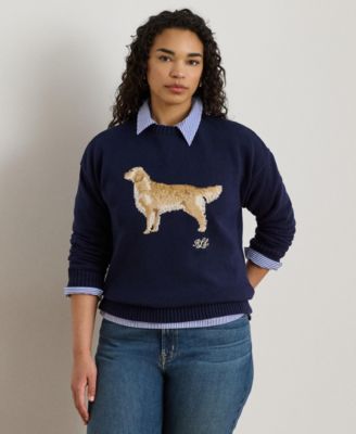 Petite Crewneck Long-Sleeve Sweater