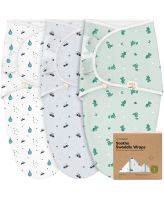3pk Soothe Baby Swaddle, Organic Baby Swaddle Sleep Sacks, Newborn, Infant Swaddle Sack