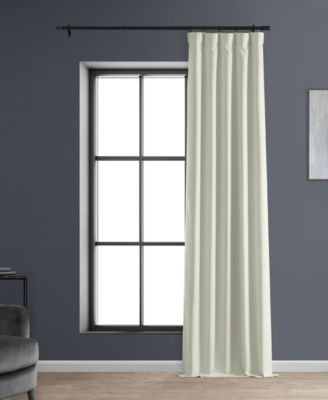 Faux Linen Hotel Blackout Curtain