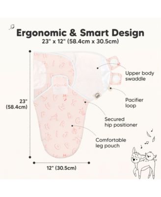 3pk Soothe Baby Swaddle, Organic Baby Swaddle Sleep Sacks, Newborn, Infant Swaddle Sack