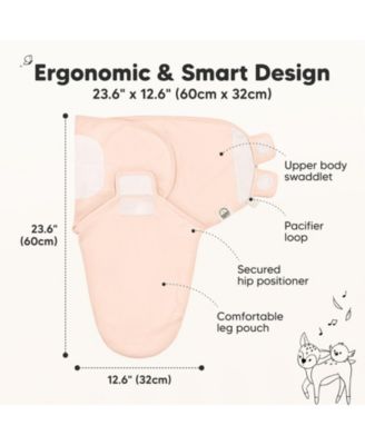 3pk Soothe Baby Swaddle, Organic Baby Swaddle Sleep Sacks, Newborn, Infant Swaddle Sack