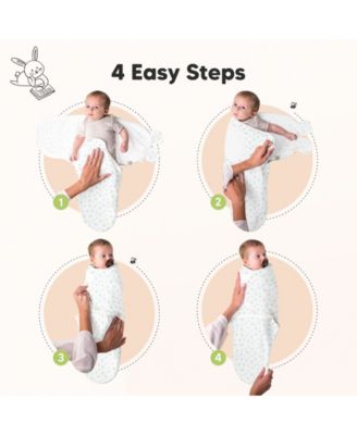 3pk Soothe Baby Swaddle, Organic Baby Swaddle Sleep Sacks, Newborn, Infant Swaddle Sack