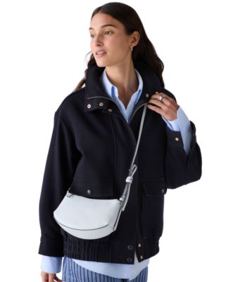 Loop Small Pebble Leather Crossbody Bag