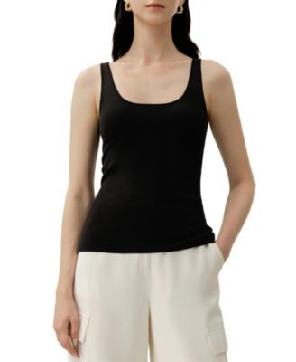 Women's Milano Knit Silk Viscose Tank Top