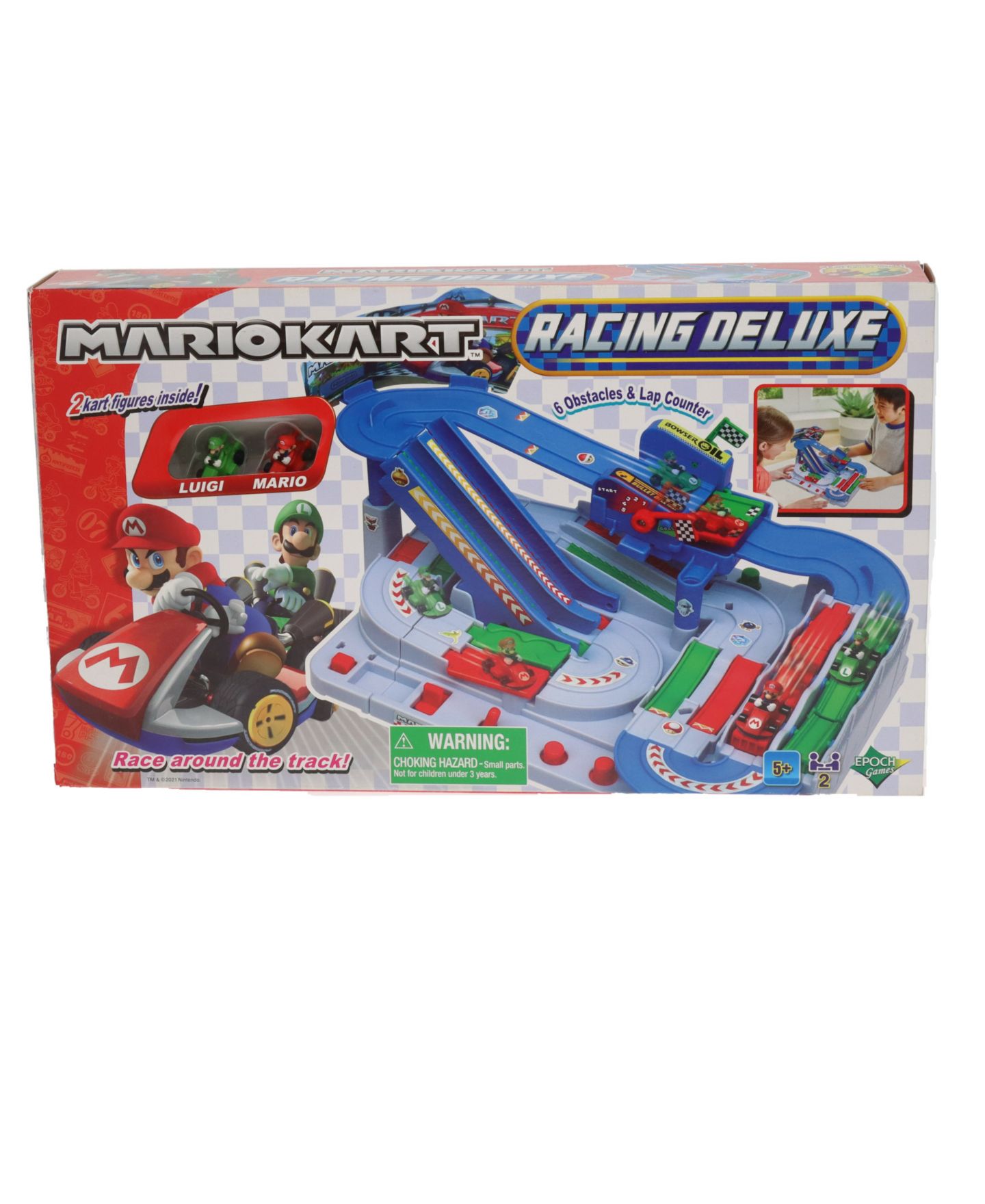 Детская настольная игра SUPER MARIO Racing Deluxe 2-Player Track Board Game, Ages 5+ — фото 2