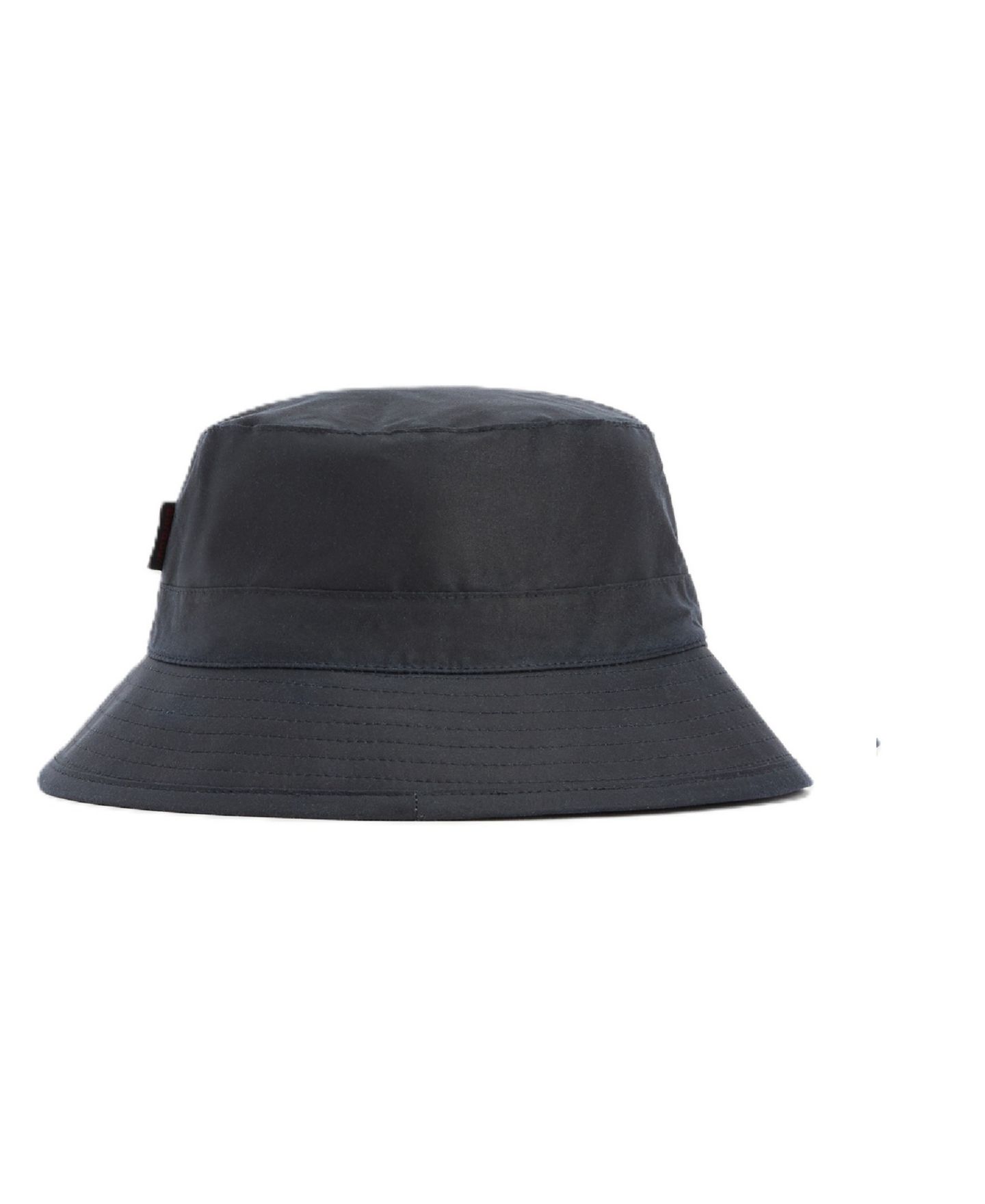 Мужская панама Barbour Waxed Cotton Bucket Hat, цвет: Тёмно-синий — фото 1