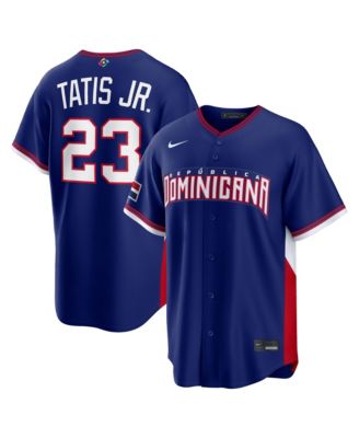 Men's Fernando Tatis Jr. Royal Dominican Republic Baseball 2026 World Baseball Classic Stadium Jersey