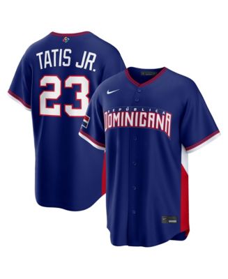 Nike Men's Fernando Tatis Jr. Royal Dominican Republic Baseball