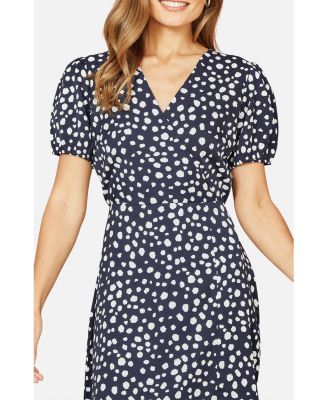 Women's Spot Midi Tea Dress