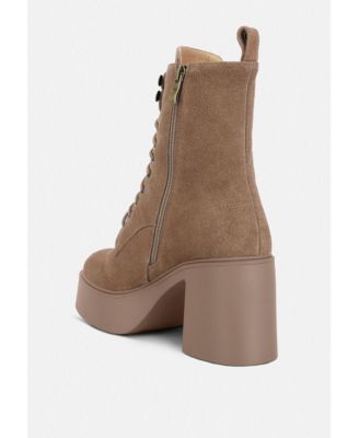 Carmac Womens High Ankle Platform Boots