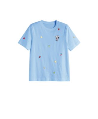Women's Cotton Snoopy Fruit T-Shirt