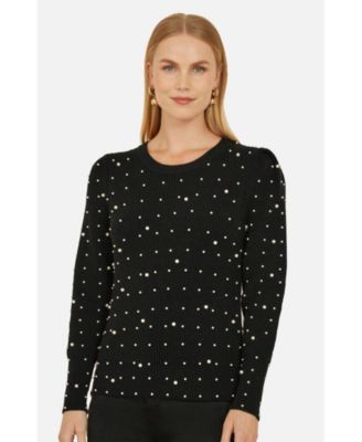 Women's All Over Bead Knitted Jumper