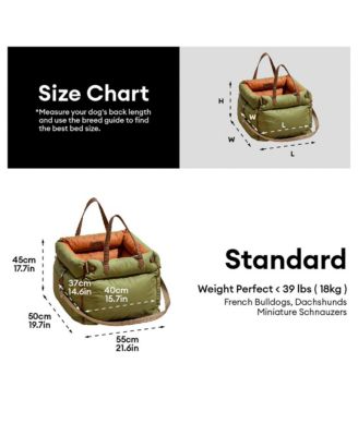 Funny Fuzzy Urban Voyager Dog Car Booster Standard