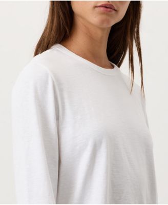 Women's Cotton Slub Organic Long Sleeve Tee