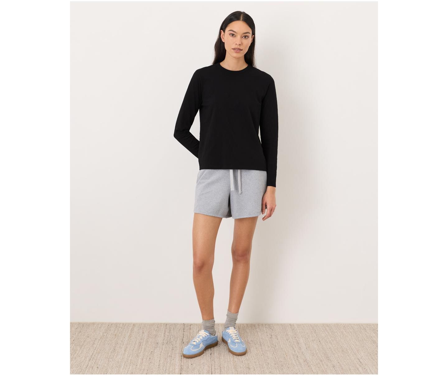 Женская футболка Pact Cotton Slub Organic Long Sleeve, цвет: Чёрный — фото 3
