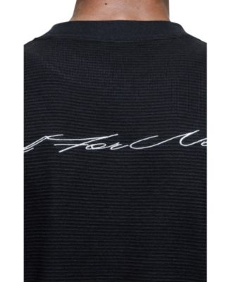 Men's Scribble Long-Sleeve Waffle T-Shirt