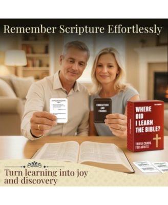 Bible Trivia Game for Adults – 500 Christian Questions for Fun Family & Adult Play