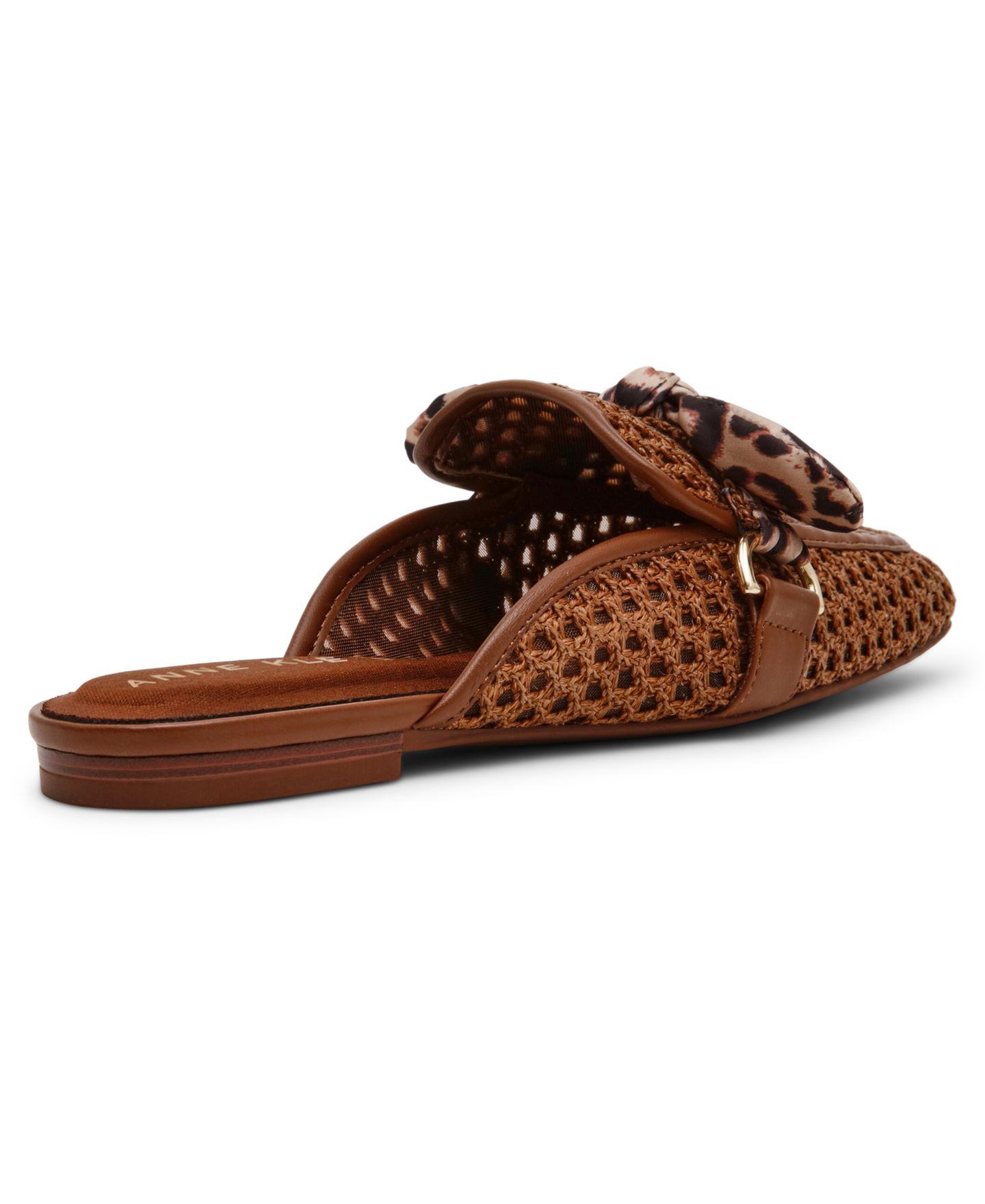 Женские сабо Anne Klein Avery Slip On Mules, цвет: Коричневый леопардовый — фото 7