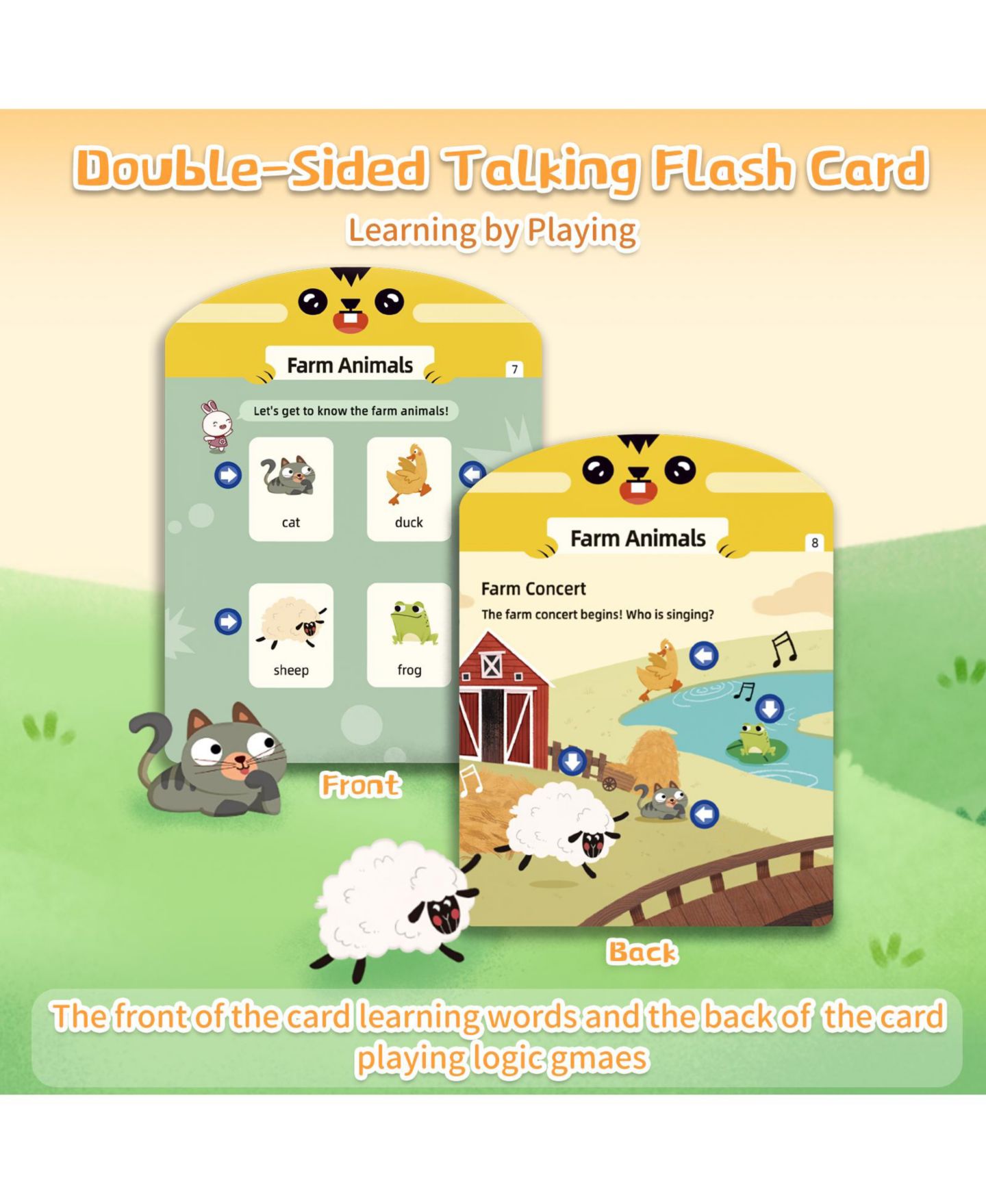 Детская игрушка Alilo Screen-Free Interactive Learning Tablet with Talking Flash Cards, Ages 2+ — фото 4