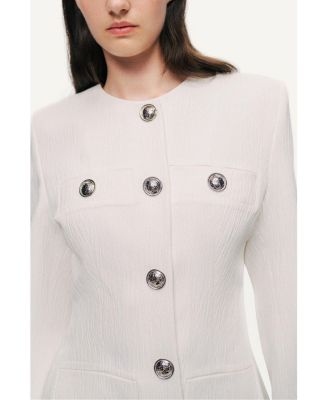 Women's Padded Shoulder Mini Dress