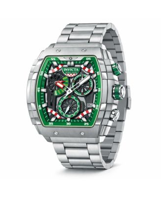 49219 Invicta Racing Quartz VD86 Plastic, Skeleton, Metal Dial Watch