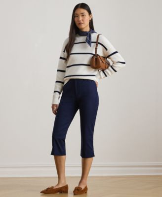 Petite Cropped Capri Pants