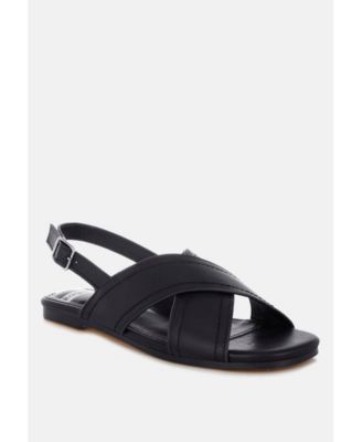 Women's Jamon Classic Cross-Strap Buckled Flats