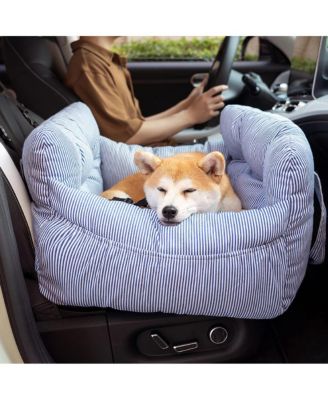 Portable Leisure Outing Dog Car Single-Seat Bed, Stripe