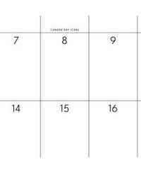 July 2026 - June 2027 Large Art Poster Wall Calendar